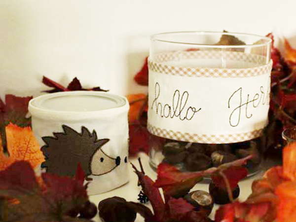 Herbst Set Hagebutte - doodle Stickdatei